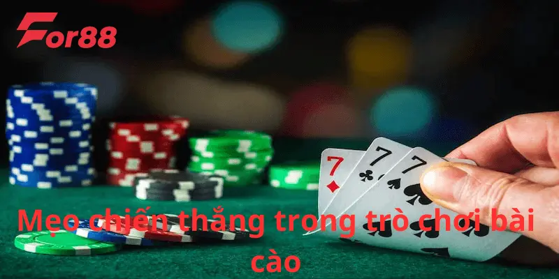 Mẹo chiến thắng trong trò chơi bài cào